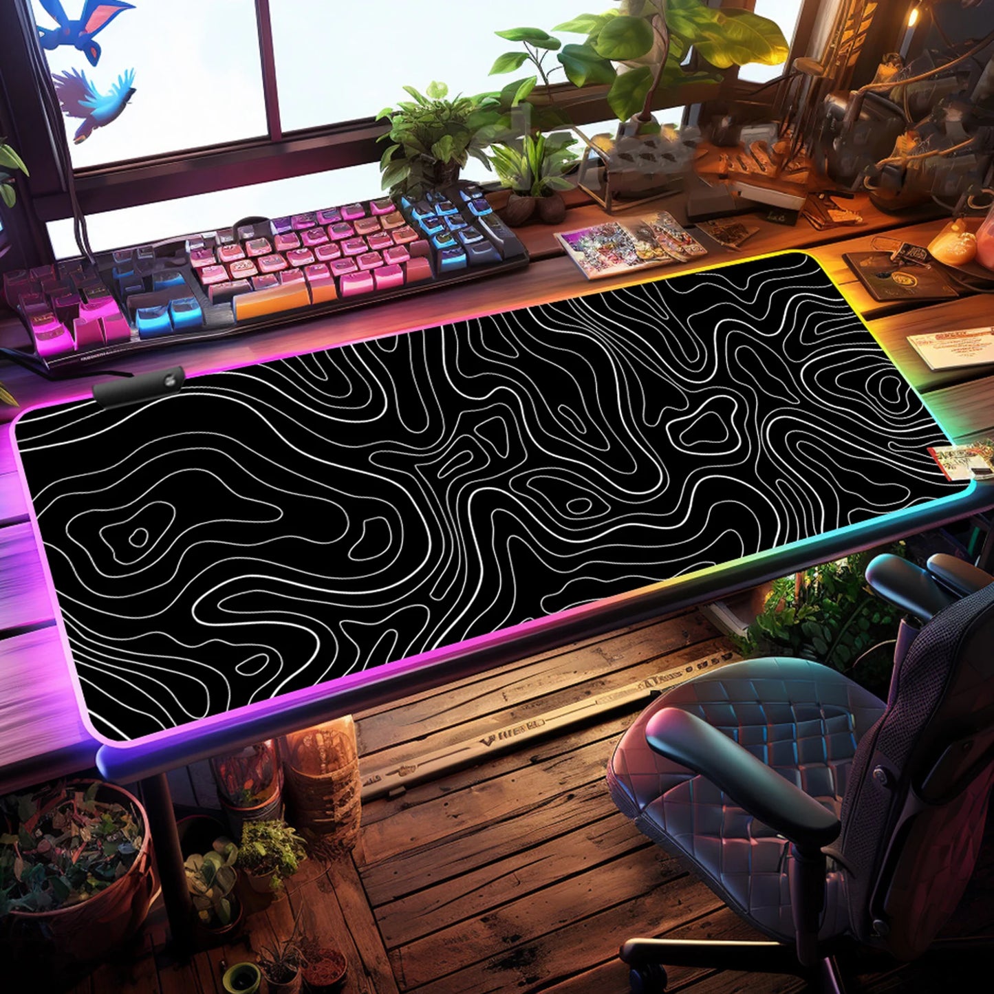 Alfombrilla Gaming XXL · Mouse Pad para Setup Gamer