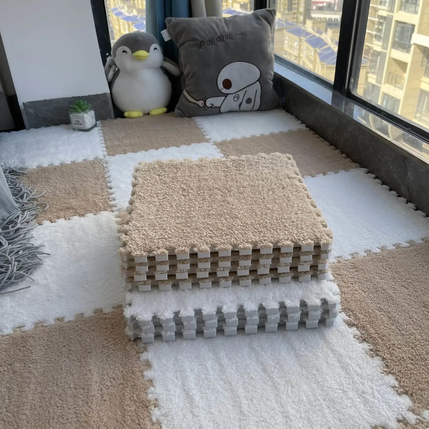 Alfombra Decorativa Soft Floor Mat Stain 30cm · Decoración Setup Gamer y Escritorio
