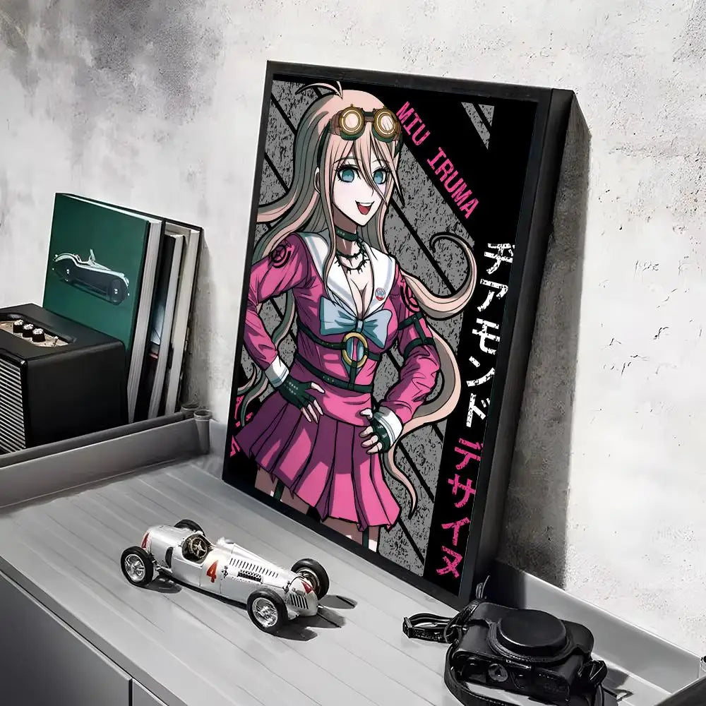 Poster Game D_DanganRonpaS Stickers Mural · Decoración Setup Gamer y Escritorio