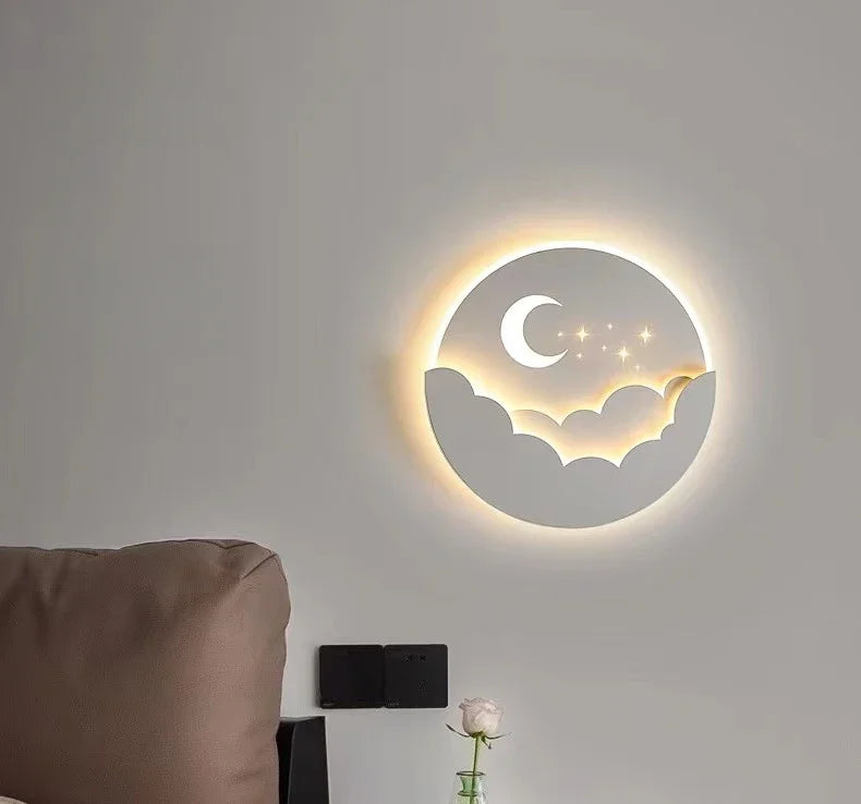 Lámpara LED Modern Sconce Interior · Iluminación Setup Gaming