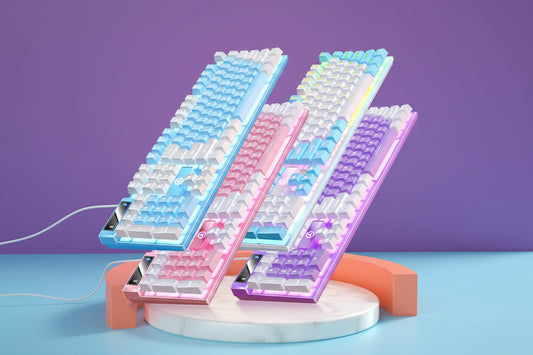 WHXMSH RGB Strike 104 – Teclado Gamer Competitivo