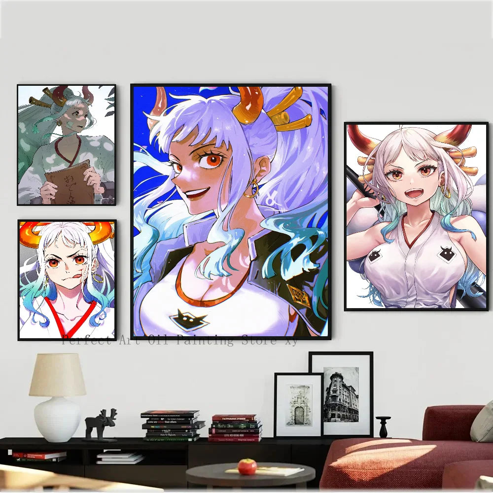 Poster Yamato onepiece Art Print · Decoración Setup Gamer y Escritorio