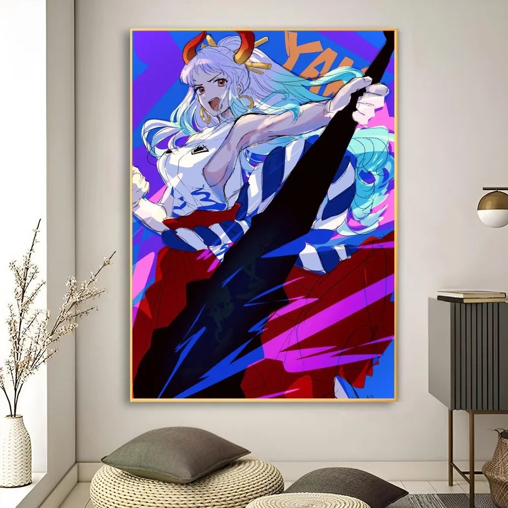 Poster Yamato onepiece Art Print · Decoración Setup Gamer y Escritorio