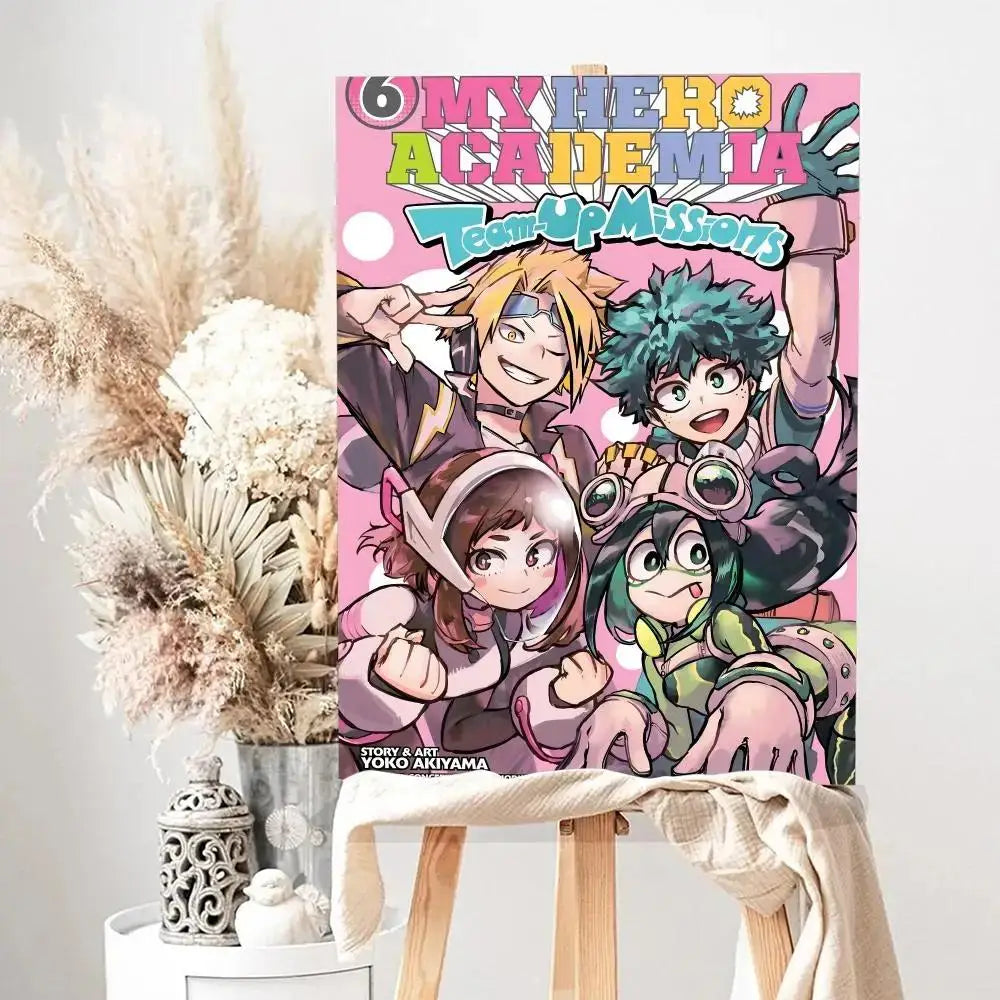 Poster HighQuality Canvas Gift My Hero Academia · Decoración Setup Gamer y Escritorio