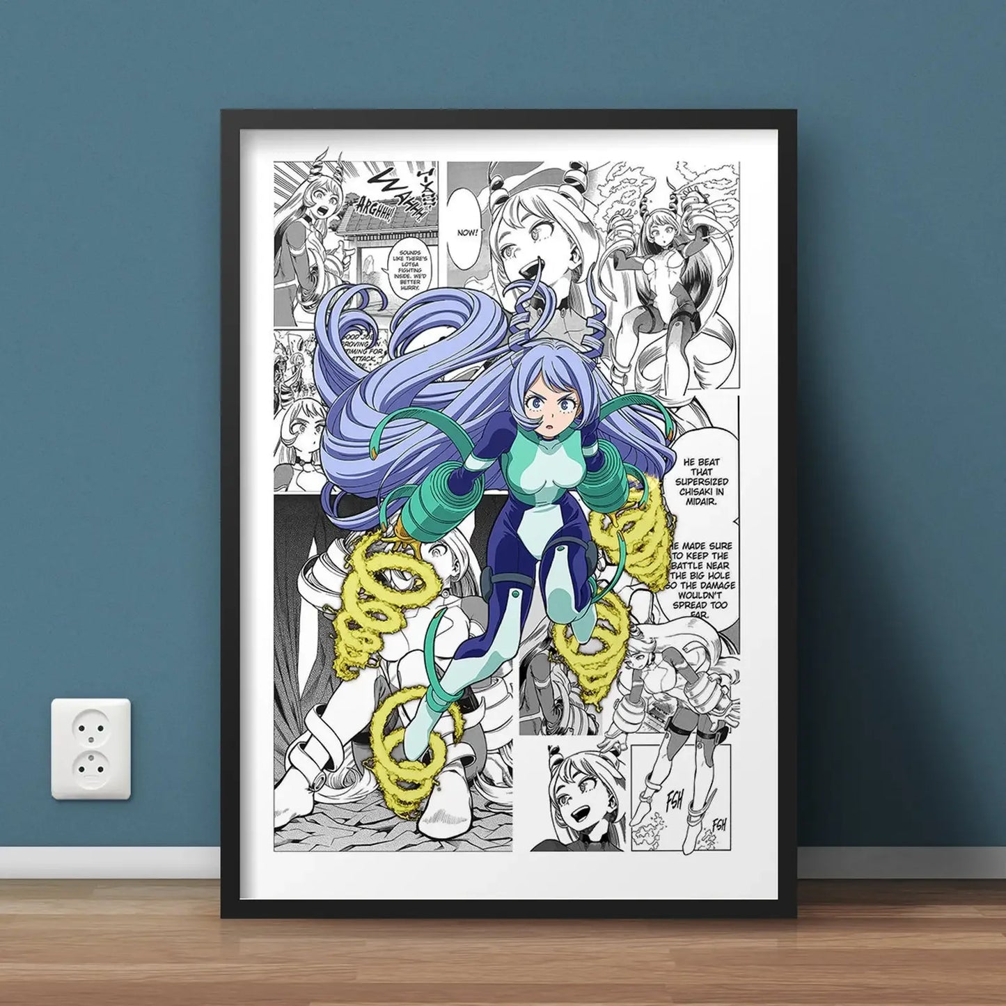 Poster Japan Posters Manga Canvas My Hero Academia · Decoración Setup Gamer y Escr...