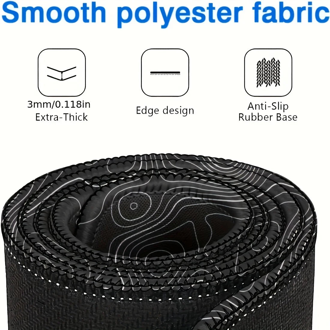 Alfombrilla Gaming BLIKSEM - Extended Mouse Pad con Bordes Cosidos 80x30cm