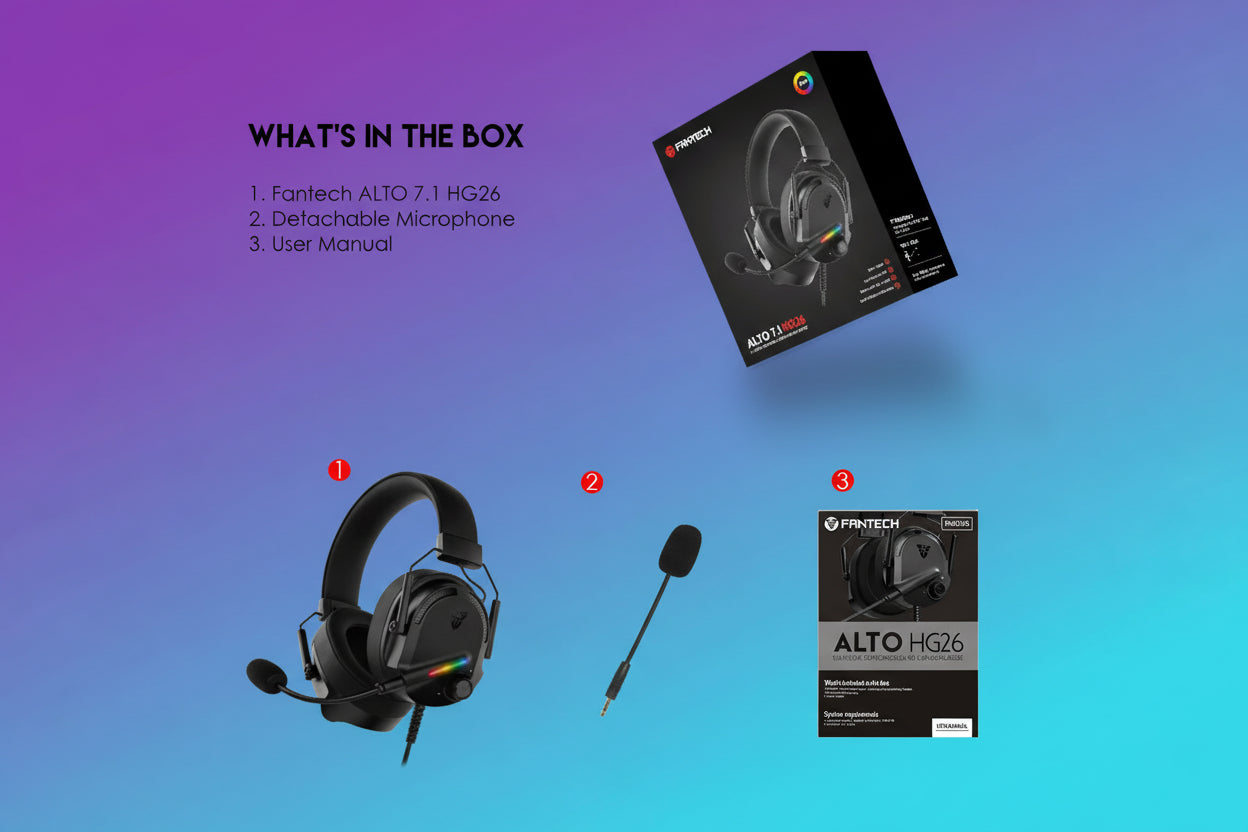 Auriculares HG26 7.1 RGB Immersive Sound