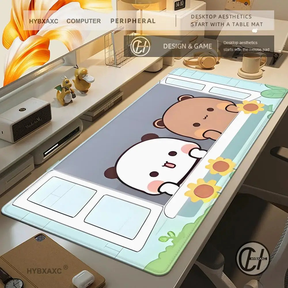 Alfombrilla Gaming XXL BuBu DuDu Kawaii - Mouse Pad Grande HD para Escritorio