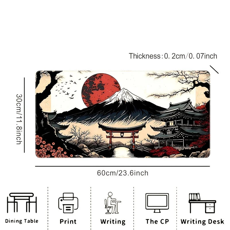 Alfombrilla Gaming XXL Diseños Paisajes HD - Mouse Pad Grande Antideslizante