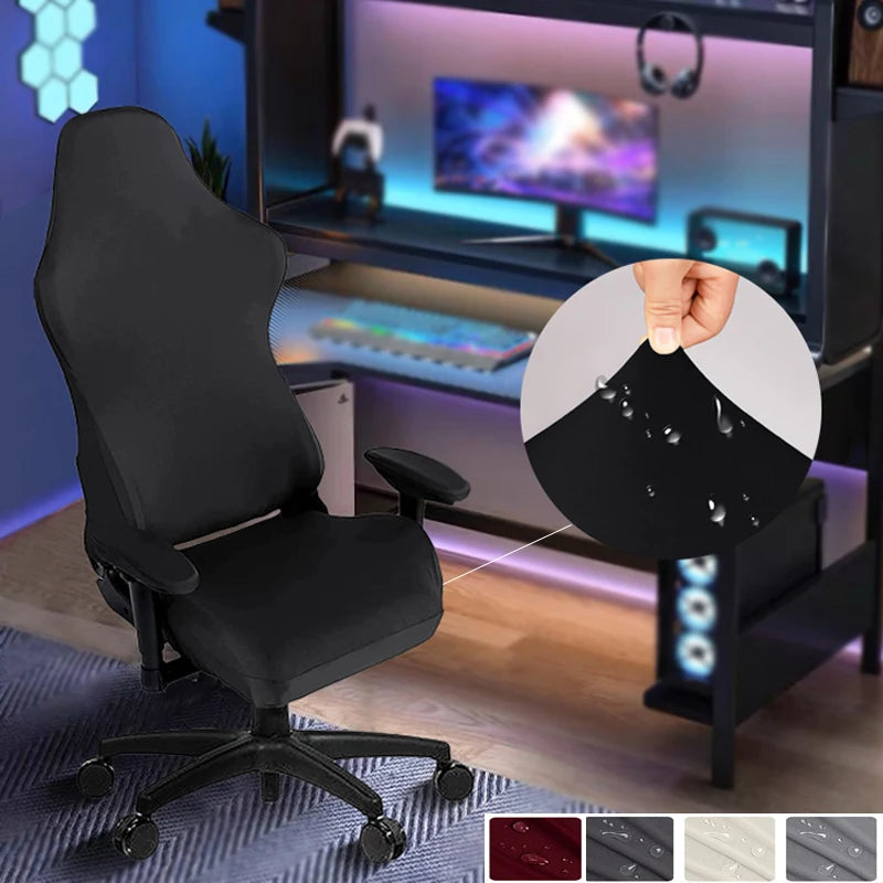 Funda Impermeable para Silla Gaming Negra · Tamaño Universal Reclinable