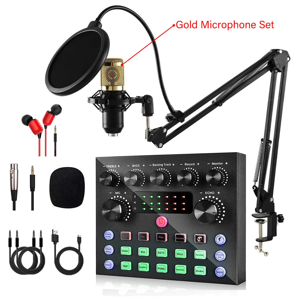 Equipo de Podcast Profesional para PC y Móvil