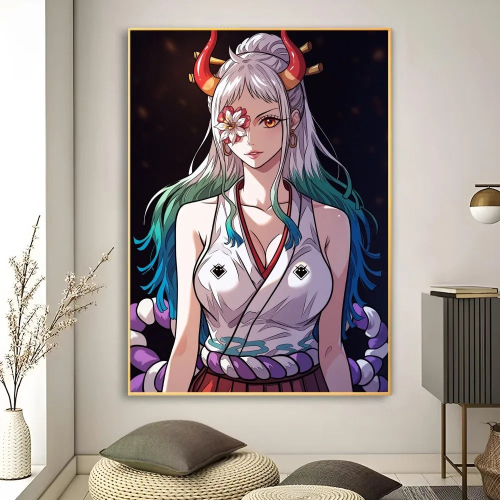 Poster Yamato onepiece Art Print · Decoración Setup Gamer y Escritorio