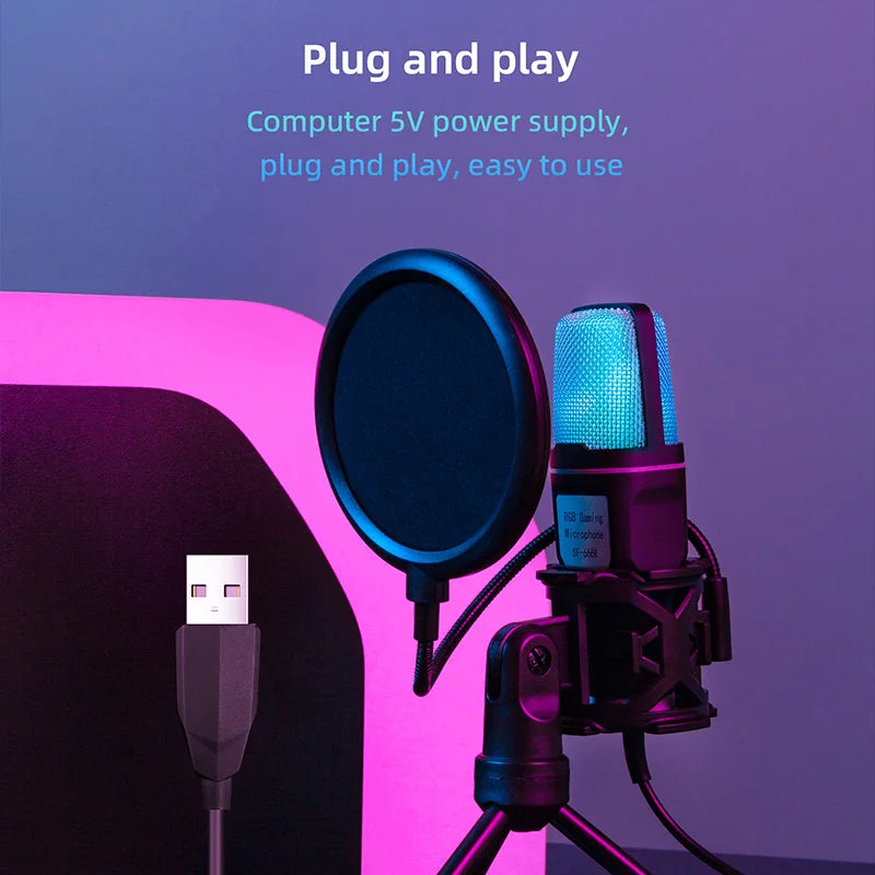 Micrófono Microfone Condensador noise · Sonido Gaming