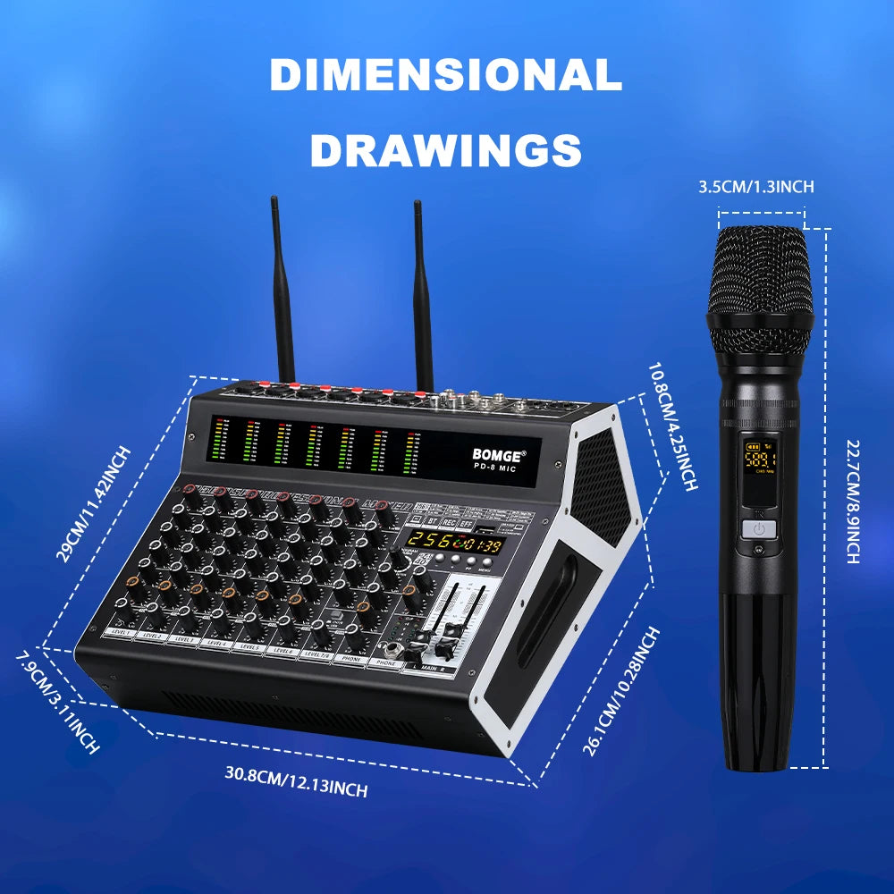 Micrófono mixer Channel 256DSP · Sonido Gaming