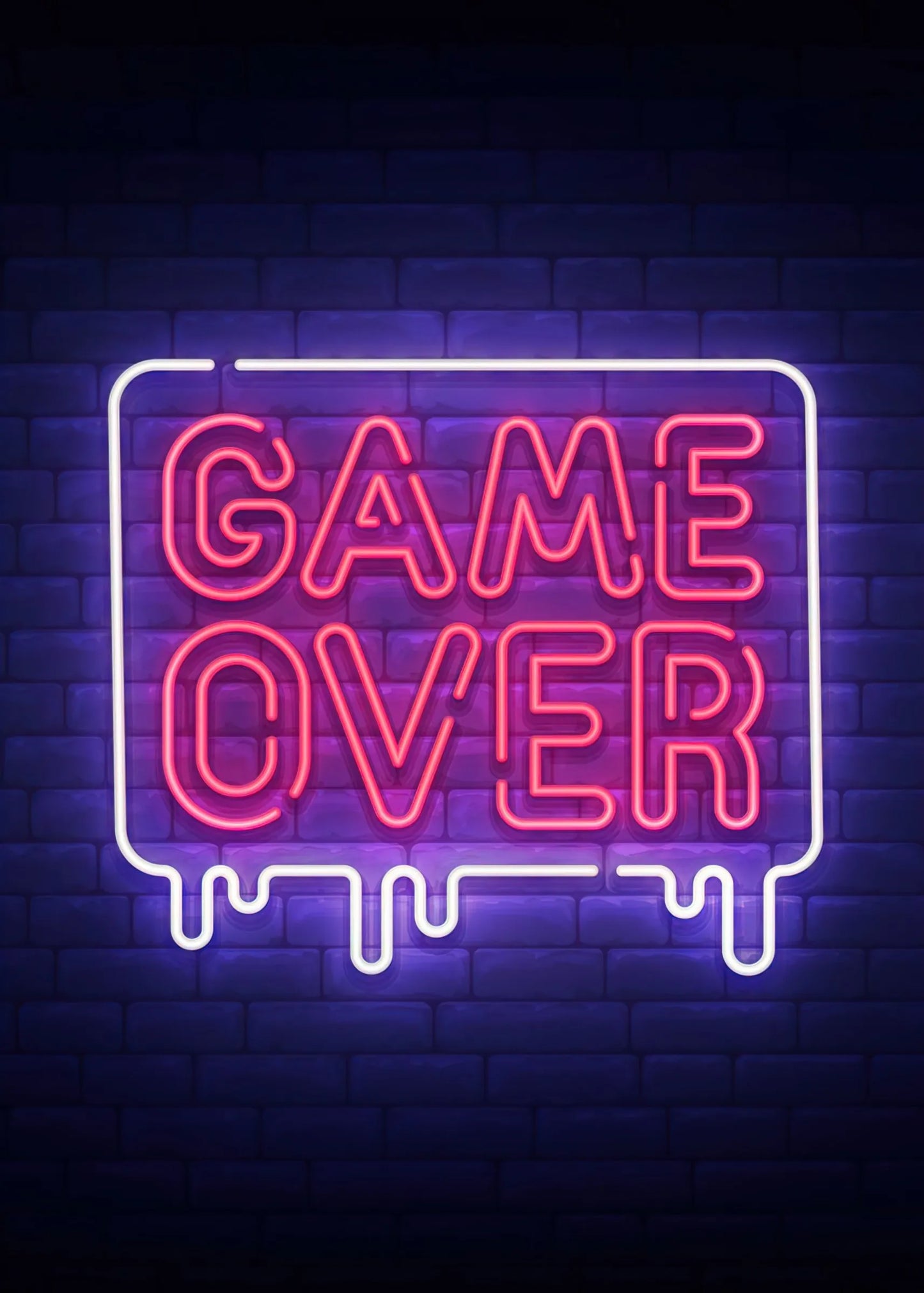 Neón LED Gaming Quotes Game · Iluminación Setup Gaming
