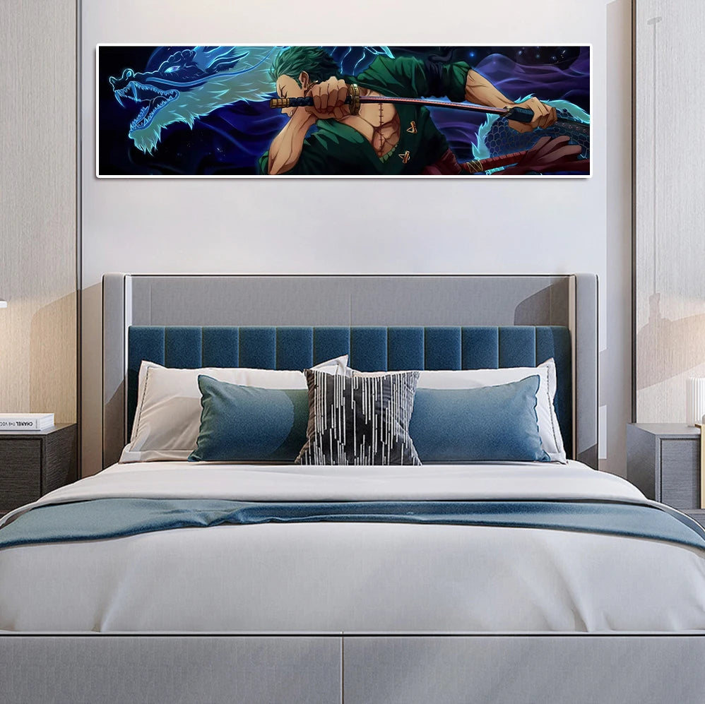 Poster One Family Photo Hanging One Piece · Decoración Setup Gamer y Escritorio