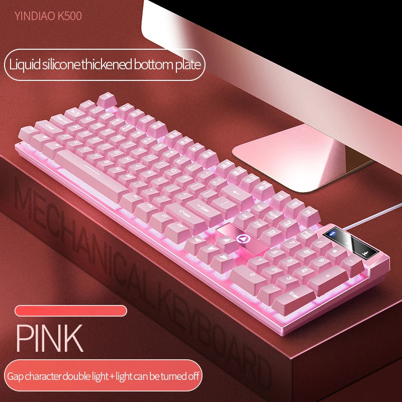 WHXMSH RGB Strike 104 – Teclado Gamer Competitivo