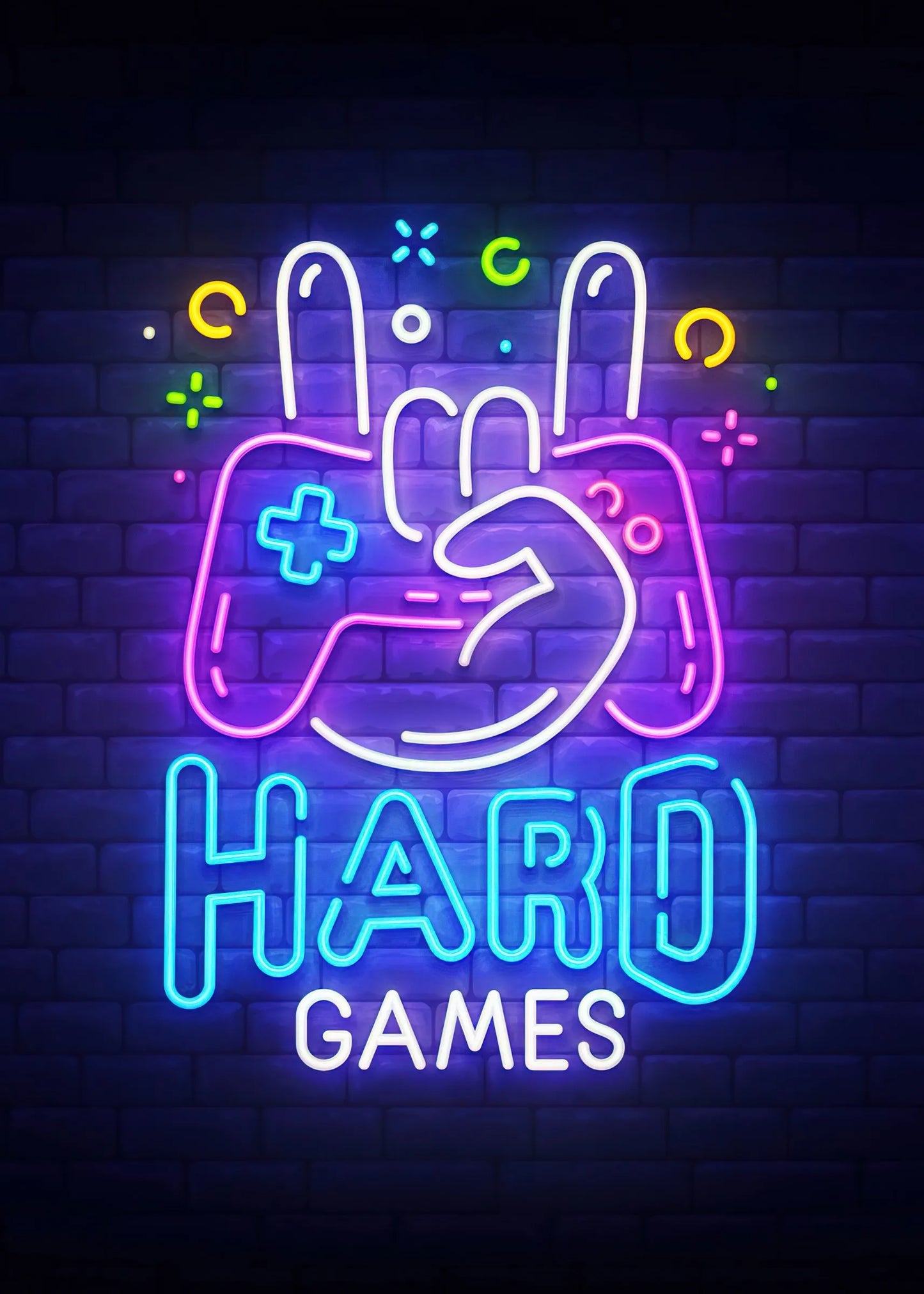 Neón LED Gaming Quotes Game · Iluminación Setup Gaming