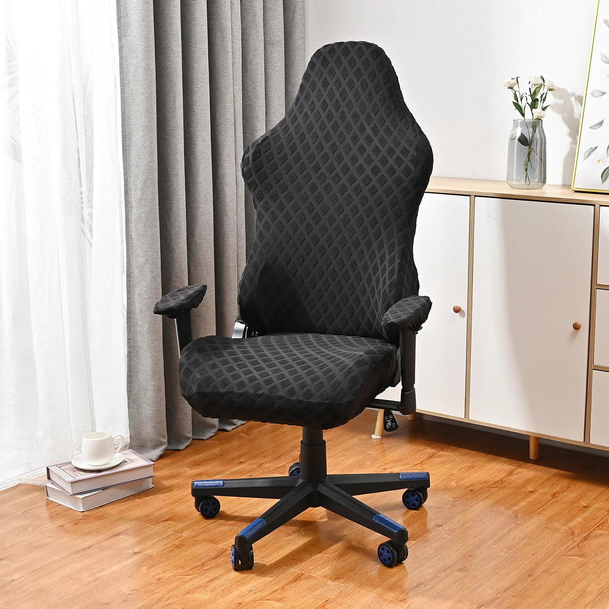 Funda Impermeable para Silla Gaming Negra · Tamaño Universal Reclinable