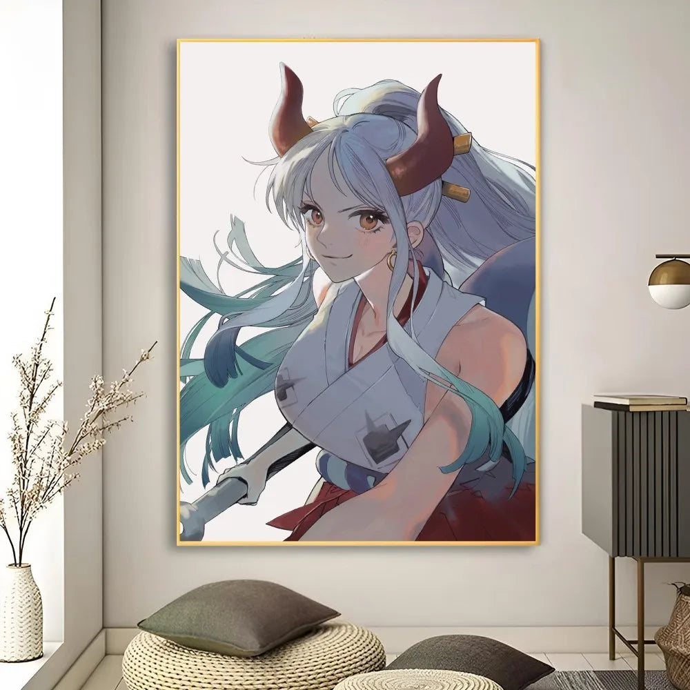 Poster Yamato onepiece Art Print · Decoración Setup Gamer y Escritorio
