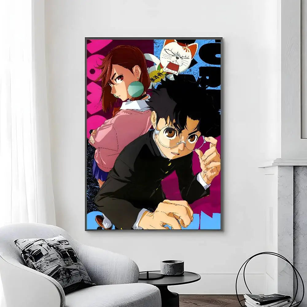 Poster Dandandan painting with prints · Decoración Setup Gamer y Escritorio