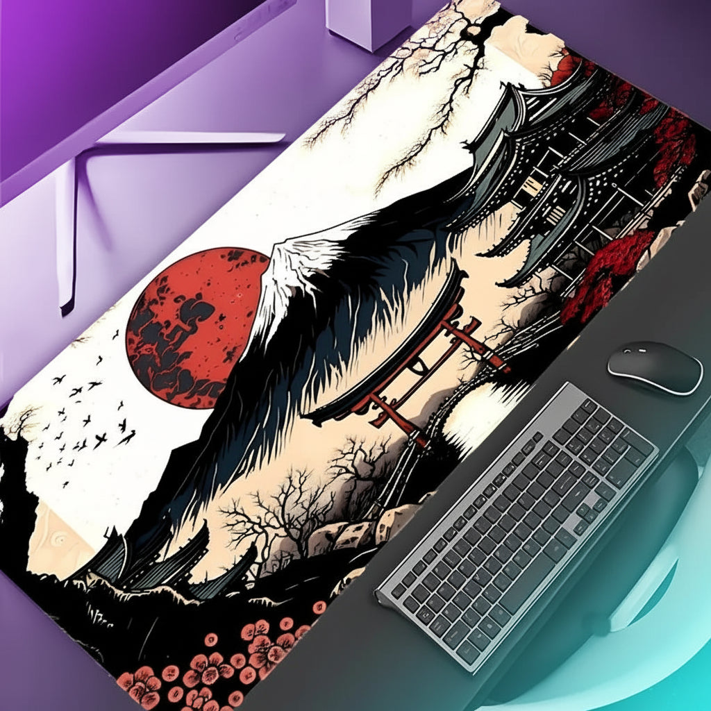 Alfombrilla Gaming XXL Diseños Paisajes HD - Mouse Pad Grande Antideslizante