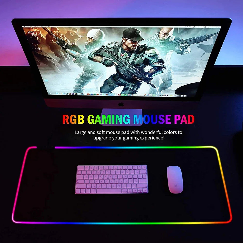 Alfombrilla Gaming RGB LED - 14 Modos de Iluminación