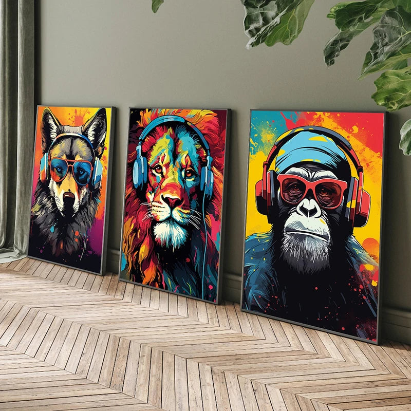Auriculares Cool Posters Animal · Sonido Gaming