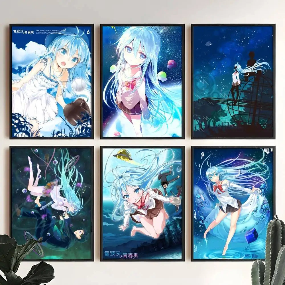 Poster Denpa Onna To Seishun · Decoración Setup Gamer y Escritorio