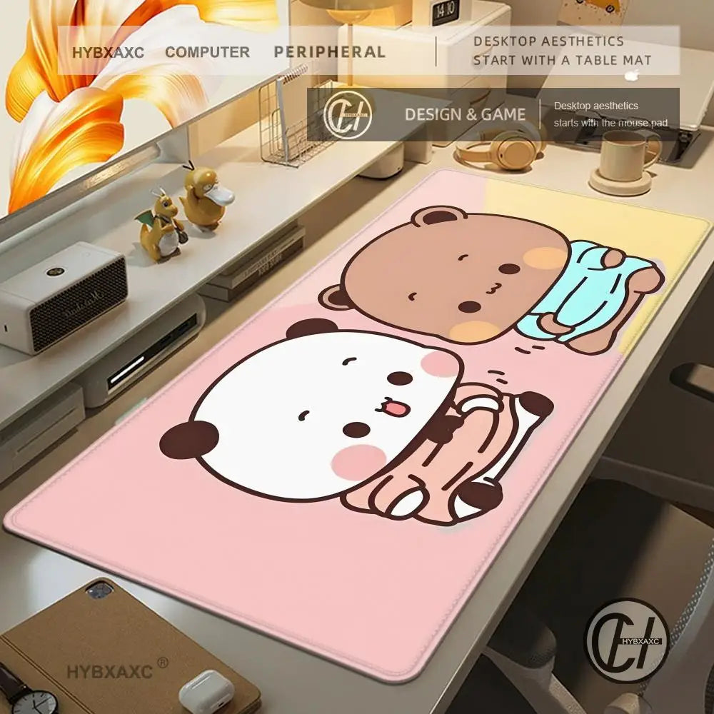 Alfombrilla Gaming XXL BuBu DuDu Kawaii - Mouse Pad Grande HD para Escritorio