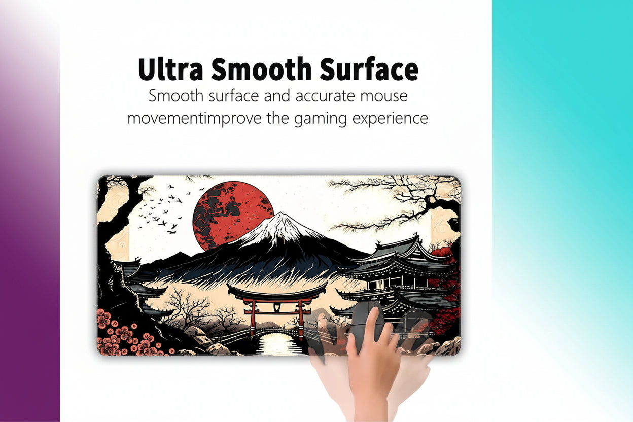 Alfombrilla Gaming XXL Diseños Paisajes HD - Mouse Pad Grande Antideslizante