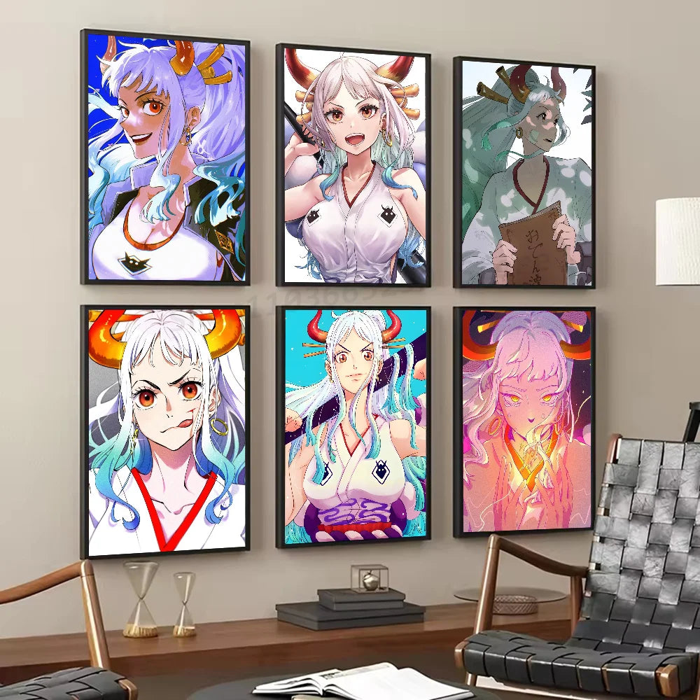 Poster Yamato onepiece Art Print · Decoración Setup Gamer y Escritorio