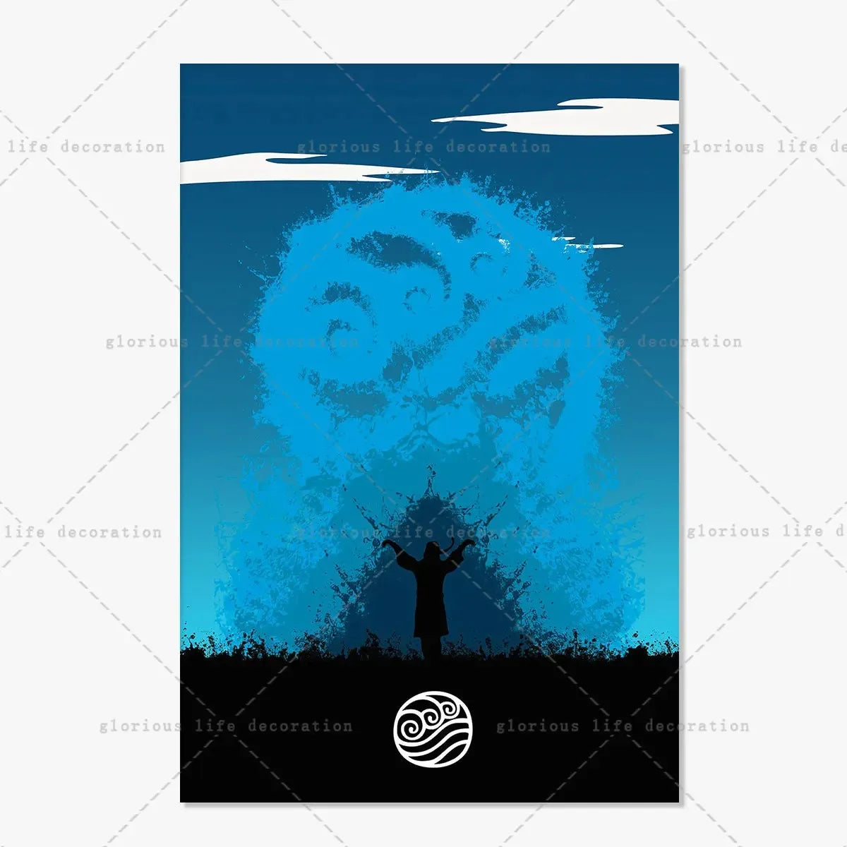 Poster Avatar The Last Airbender · Decoración Setup Gamer y Escritorio