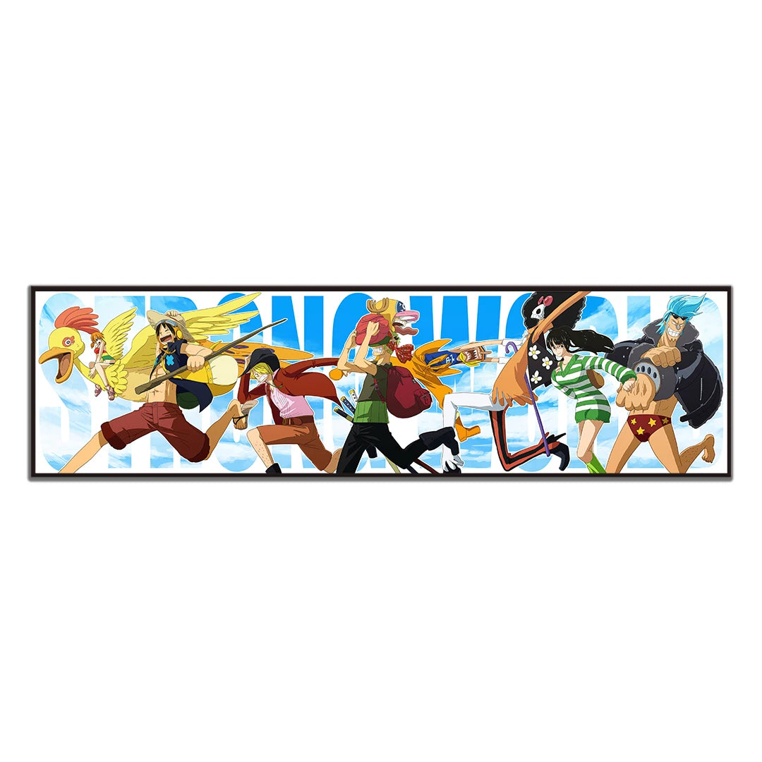 Poster One Family Photo Hanging One Piece · Decoración Setup Gamer y Escritorio