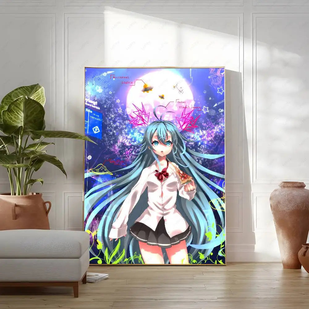 Poster Denpa Onna To Seishun · Decoración Setup Gamer y Escritorio