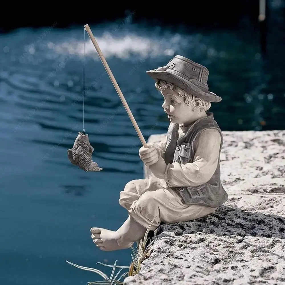 Figura Garden Ornaments Fisherman Removable 5.5 cm · Decoración Setup Gamer y Escr...