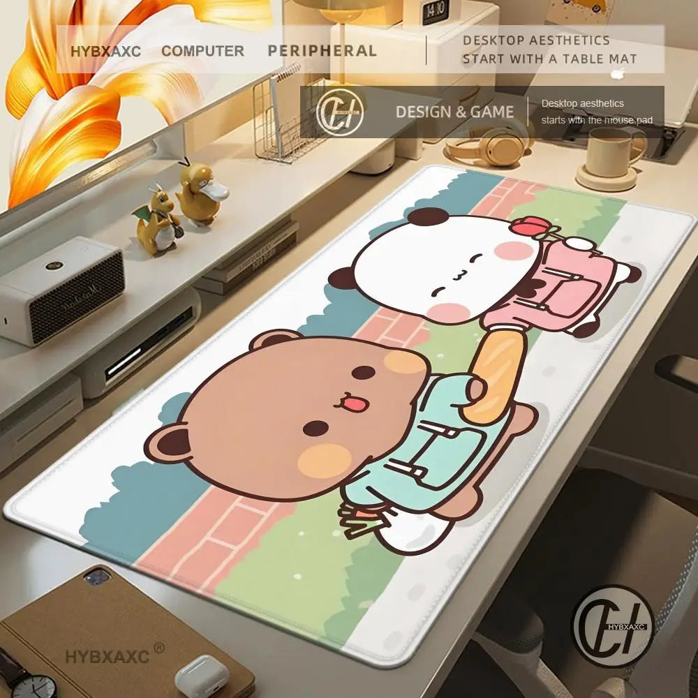 Alfombrilla Gaming XXL BuBu DuDu Kawaii - Mouse Pad Grande HD para Escritorio