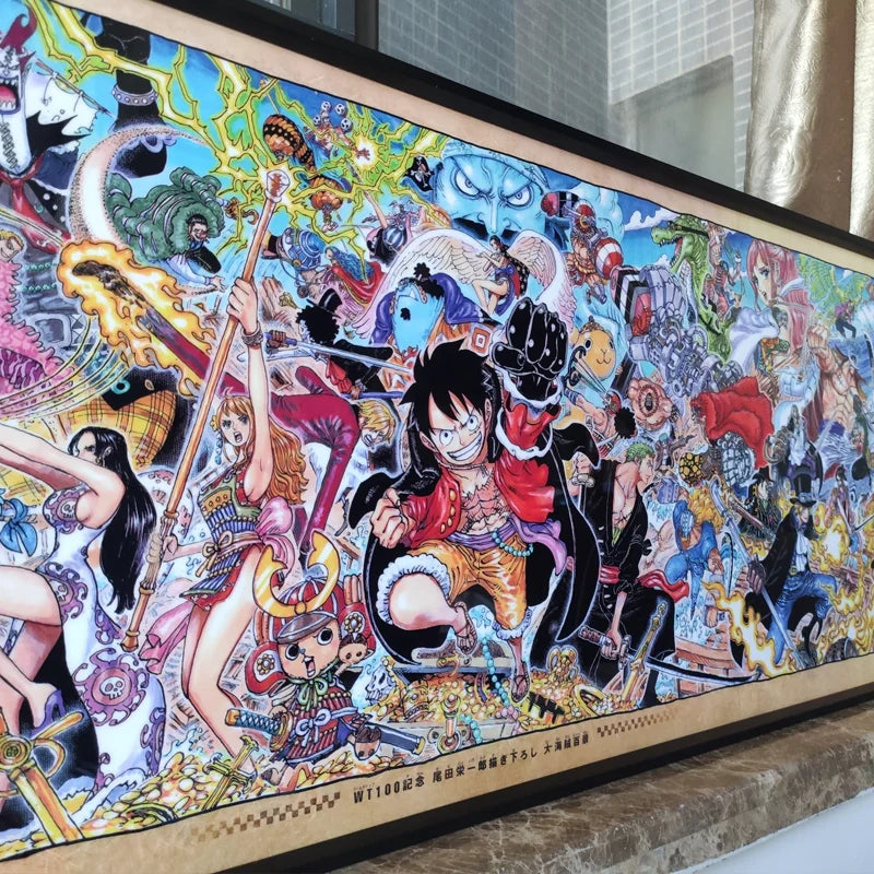 Poster One Family Photo Hanging One Piece · Decoración Setup Gamer y Escritorio