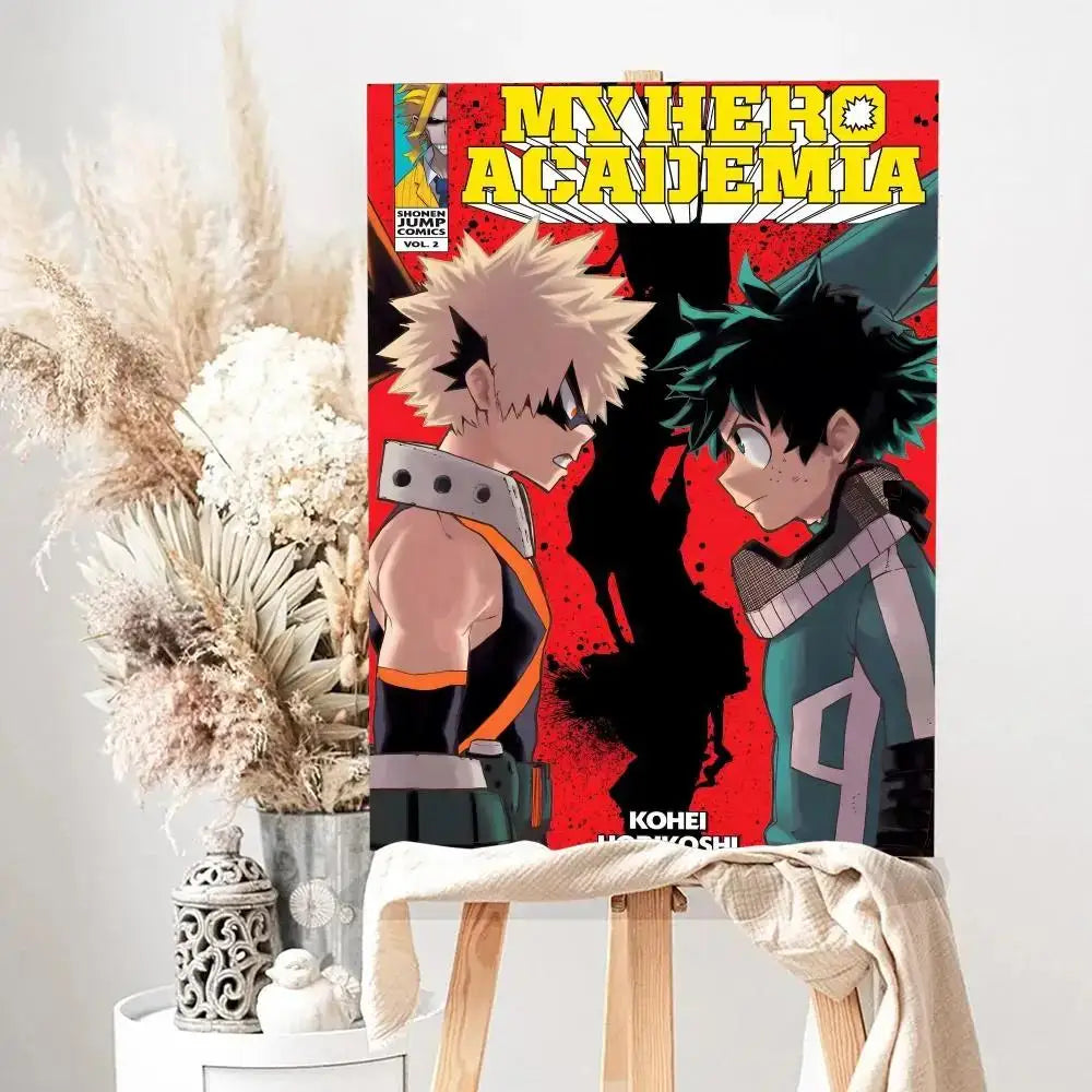 Poster HighQuality Canvas Gift My Hero Academia · Decoración Setup Gamer y Escritorio