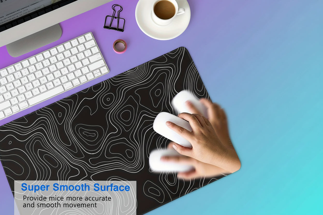 Alfombrilla Gaming BLIKSEM - Extended Mouse Pad con Bordes Cosidos 80x30cm