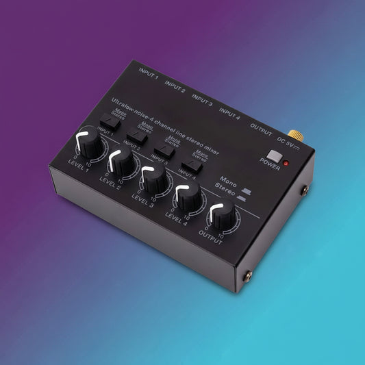 Mezclador de audio MAX400 4 canales