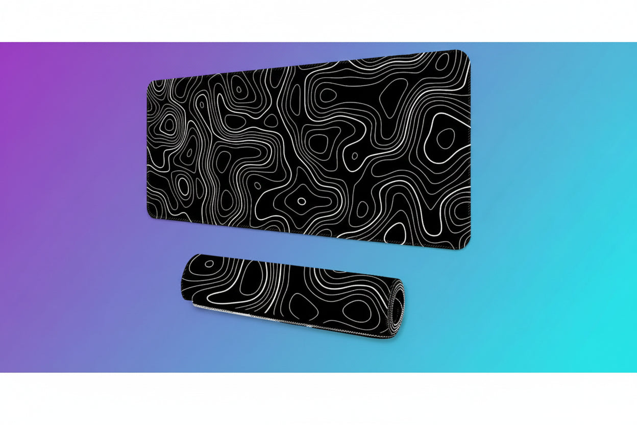 Alfombrilla Gaming BLIKSEM - Extended Mouse Pad con Bordes Cosidos 80x30cm