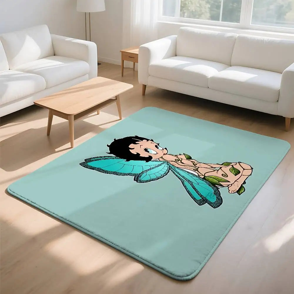 Alfombra Decorativa Sexy B-Betty--B-Boop-s Floor Mat · Decoración Setup Gamer y Es...