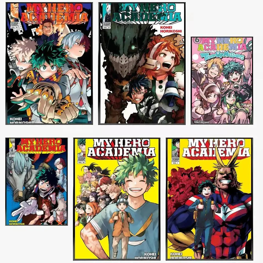 Poster HighQuality Canvas Gift My Hero Academia · Decoración Setup Gamer y Escritorio