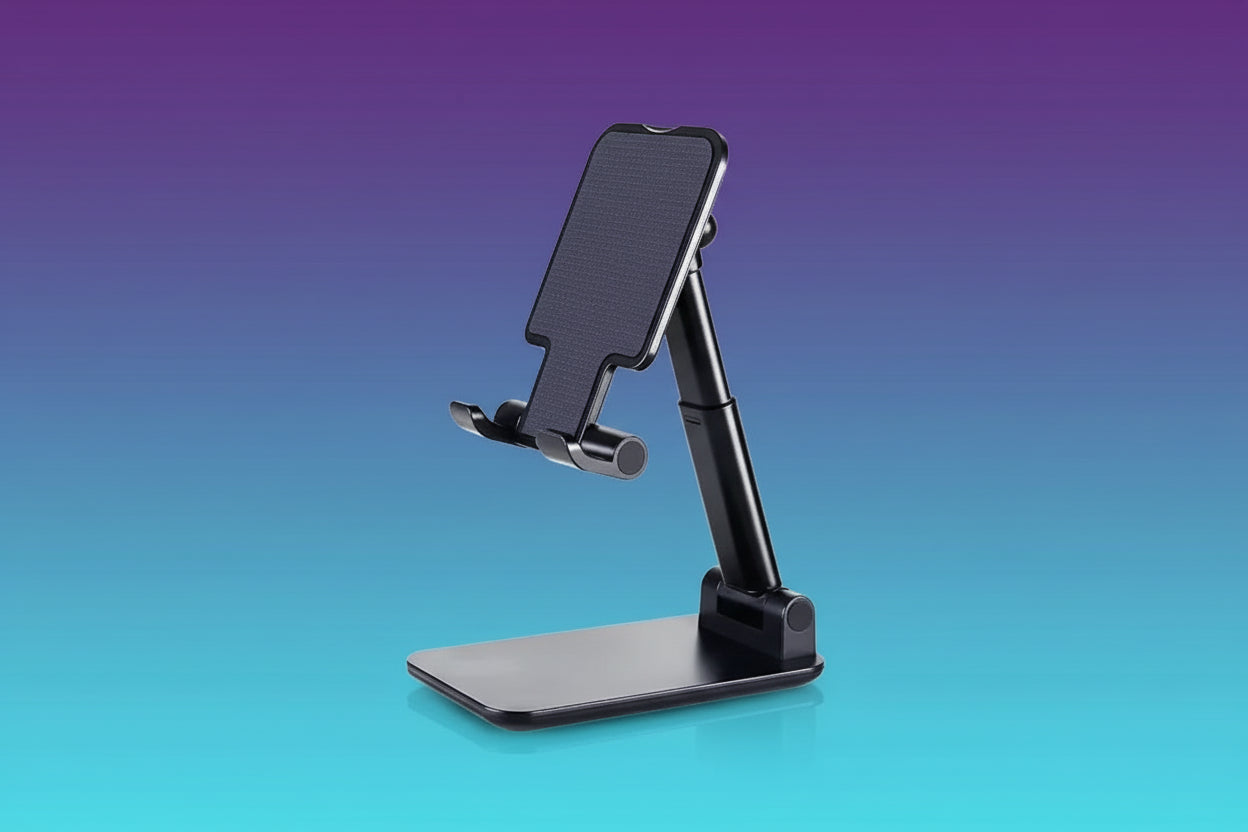 Soporte Ajustable de Escritorio para Móvil y Tablet Universal
