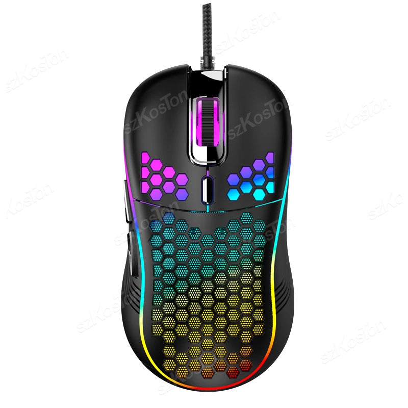 Mouse Gamer SZKOSTON Ultraligero RGB