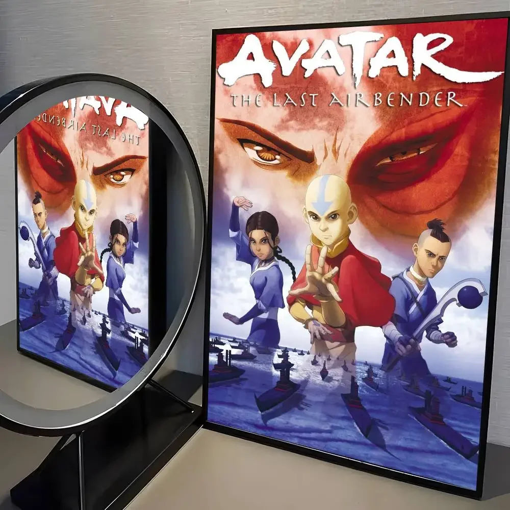 Poster Avatar The Last Airbender · Decoración Setup Gamer y Escritorio