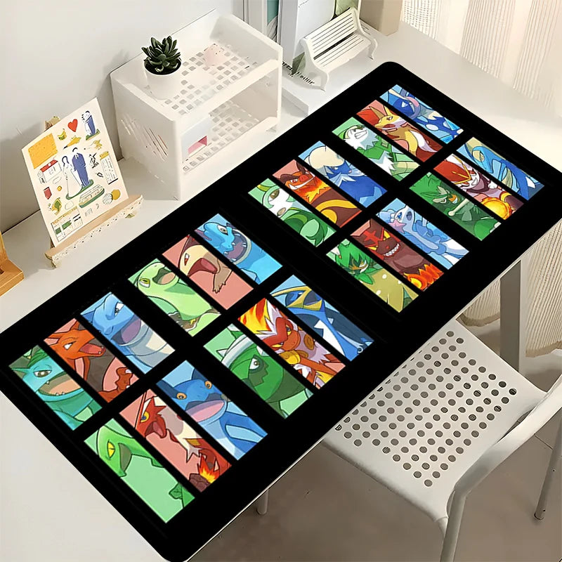 Alfombrilla Gaming XXL Pokémon Kawaii - Mouse Pad Grande Anime para Escritorio