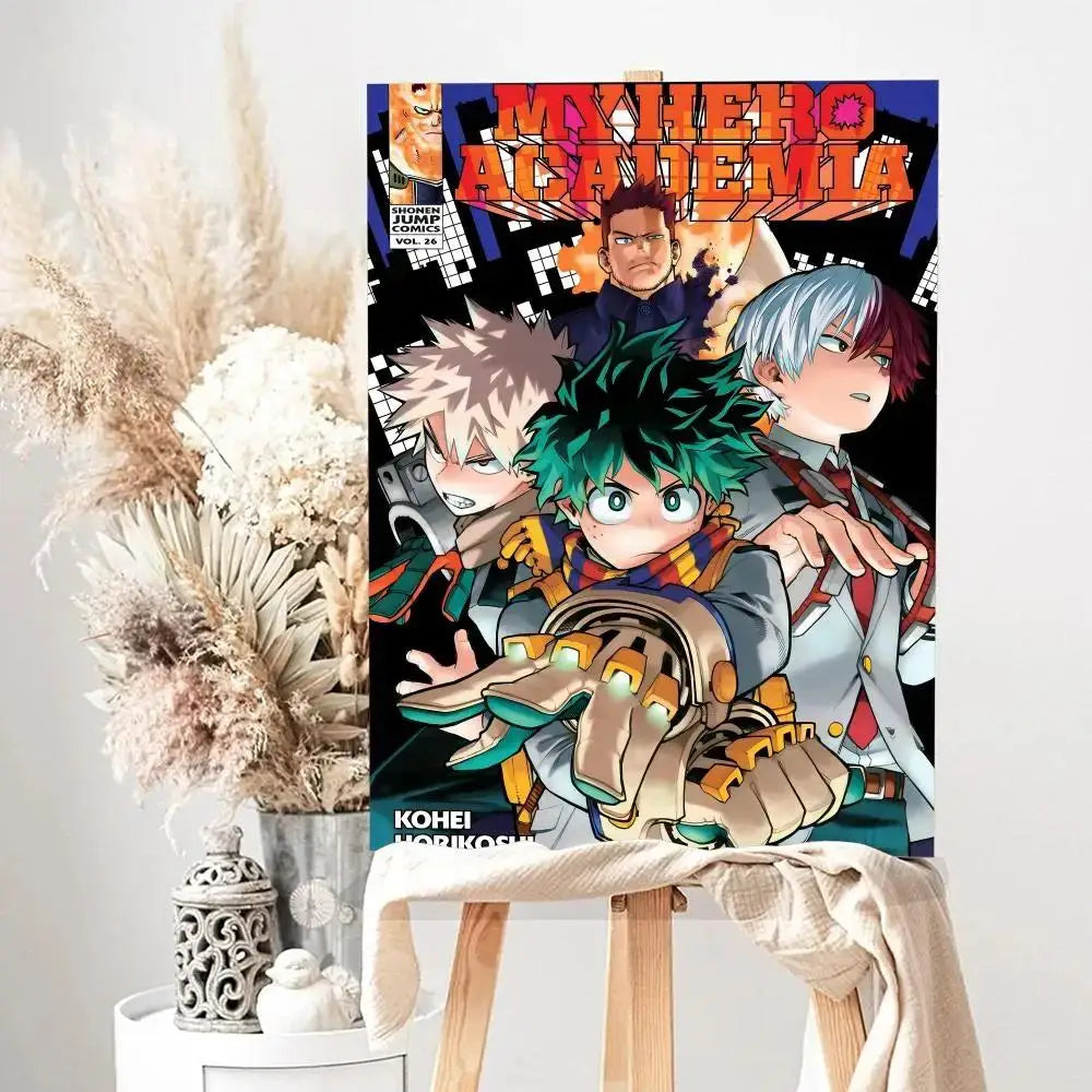 Poster HighQuality Canvas Gift My Hero Academia · Decoración Setup Gamer y Escritorio