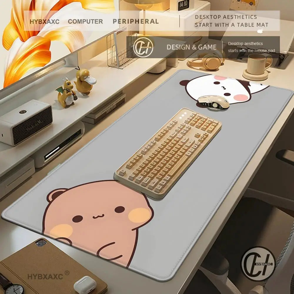 Alfombrilla Gaming XXL BuBu DuDu Kawaii - Mouse Pad Grande HD para Escritorio